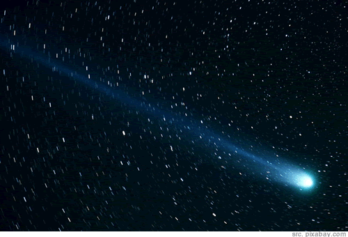una comete veniva vista come un messaggio degli dei