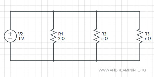 i tre resistori