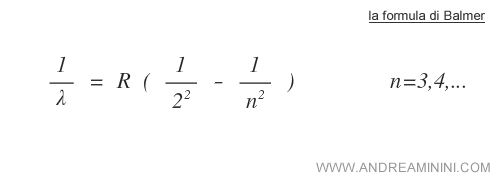 la formula di Balmer