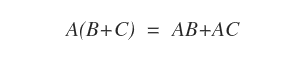 distributività a destra