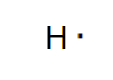 la struttura di Lewis di un atomo di idrogeno