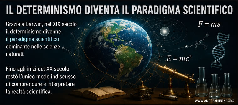 il determinismo diventa il paradigma scientifico