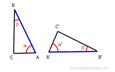 i lati AB e A'B' sono congruenti