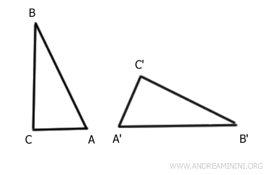 due triangoli presi come esempio