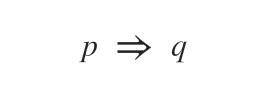 la notazione della implicazione logica