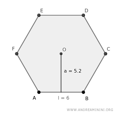 un esagono di esempio