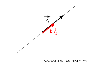 il caso di due vettori paralleli