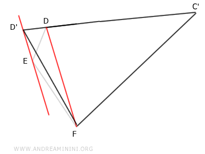 un triangolo equivalente