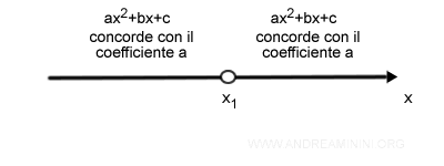 il discriminante è nullo