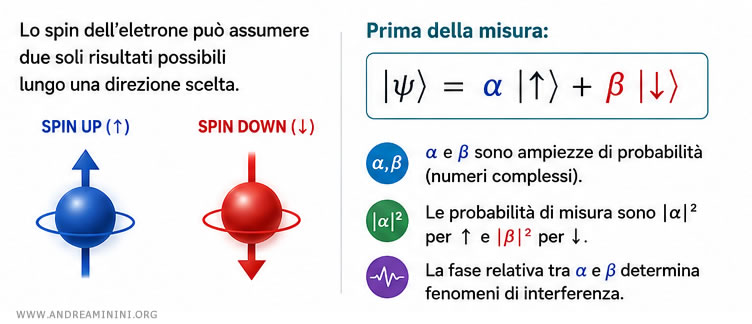 lo spin di un elettrone